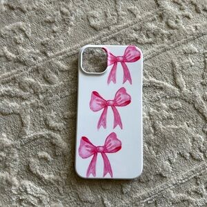 iPhone 14 Plus coquette bow case